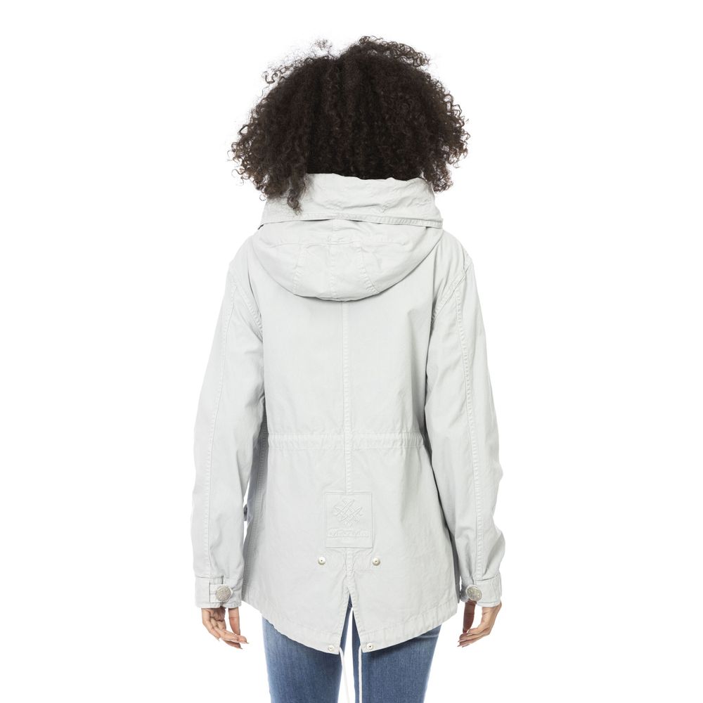 Mr&Mrs Italy Silberne Baumwolljacke für Frauen